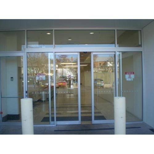 Automatic Photocell and Sectional Entrance Doors 7 aluminum glass system 7