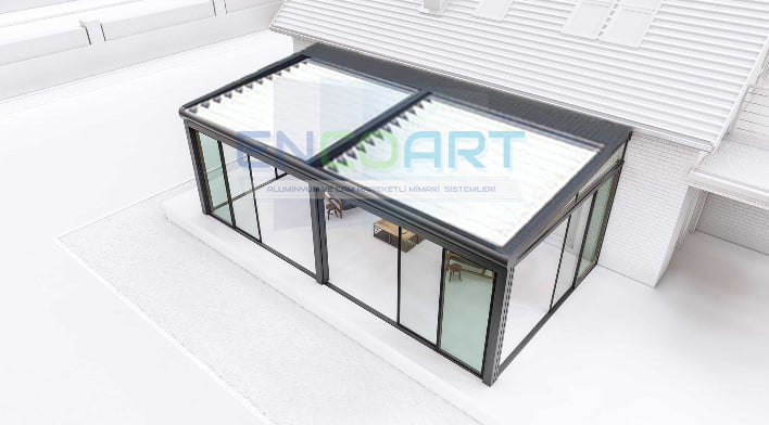 EncoArt 自动凉棚 + 经典滑动玻璃系统
