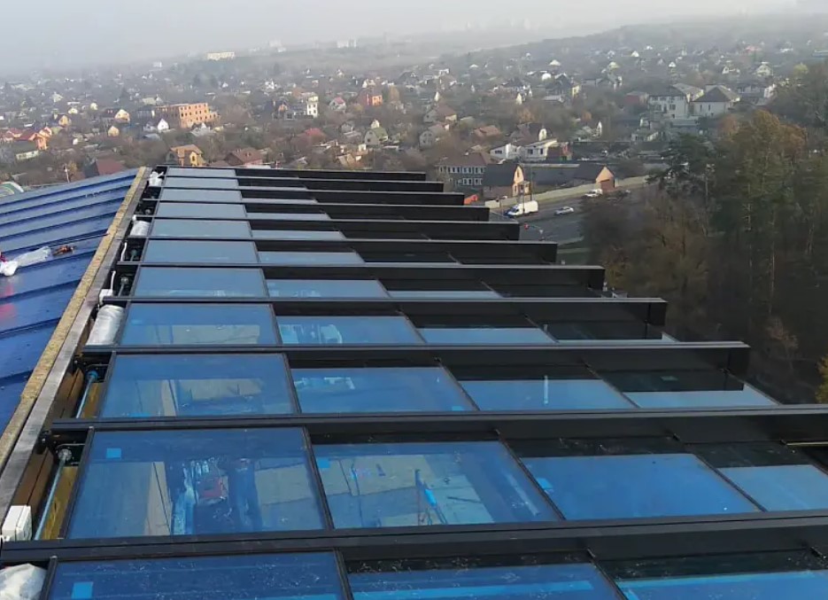 سقف شیشه ای اتوماتیک