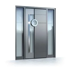 Modern Aluminium Enterence Panel Door 10