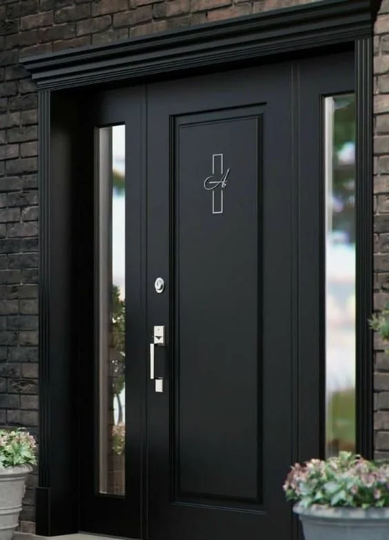 Modern Aluminium Enterence Panel Door 15 e1692177301279