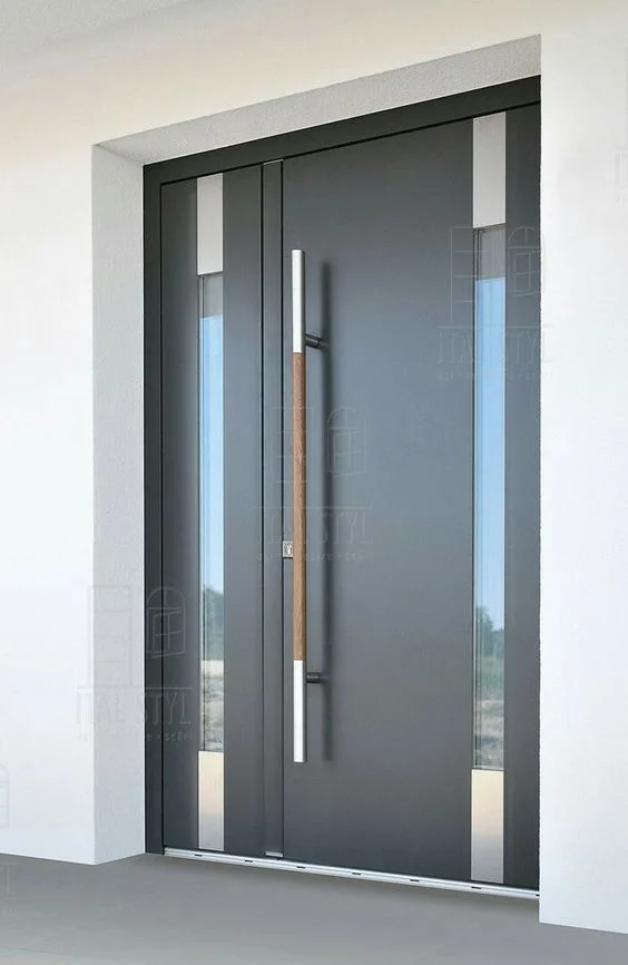 Modern Aluminium Enterence Panel Door 20